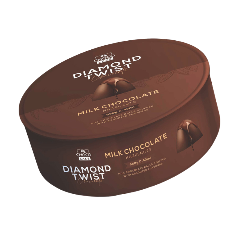 MILK CHOCOLATE HAZELNUT  650 G